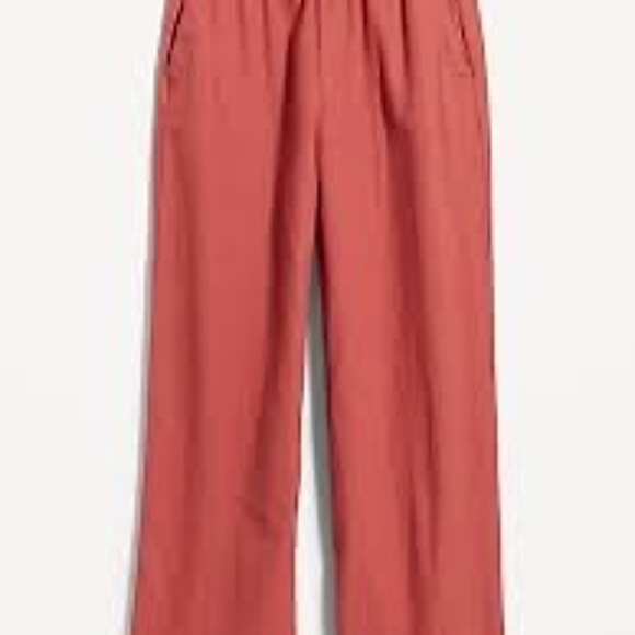 Old Navy High- Waisted Linen-Blend Wide-Leg Pants - Picture 3 of 6